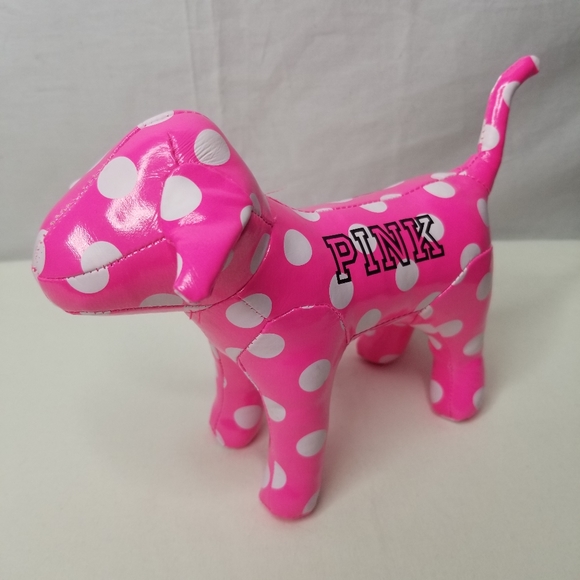 PINK Victoria's Secret Accessories - PINK VICTORIA'S SECRET MINI PLUSH POLKA DOT DOG